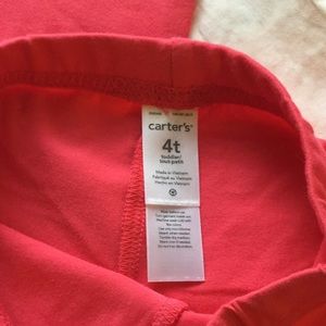 Carter's Matching Sets - Carter’s blouse & leggings. NWT Carter's Matching Sets - Carter’s blouse & leggings. NWT